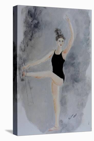 Ballet Practice at the Bar 2015-Susan Adams-Premier Image Canvas