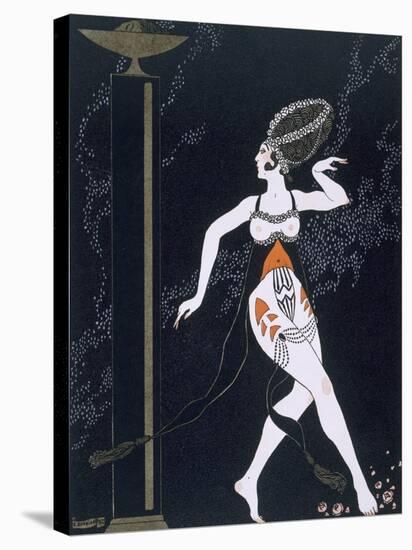 Ballet Scene with Tamara Karsavina (1885-1978) 1914 (Pochoir Print)-Georges Barbier-Premier Image Canvas