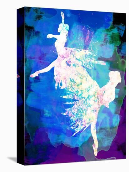 Ballet Watercolor 2-Irina March-Stretched Canvas