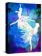 Ballet Watercolor 2-Irina March-Stretched Canvas