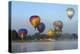 Balloons over Waikato Festival, Lake Rotoroa, North Island, New Zealand-David Wall-Premier Image Canvas