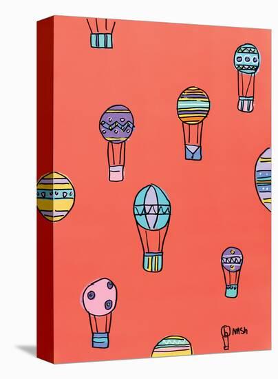 Balloons - Red-Brian Nash-Stretched Canvas