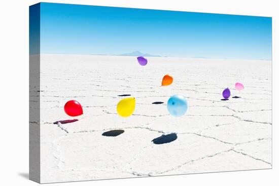 Balloons Three, Salar de Uyuni, Bolivia-Richard Silver-Premier Image Canvas