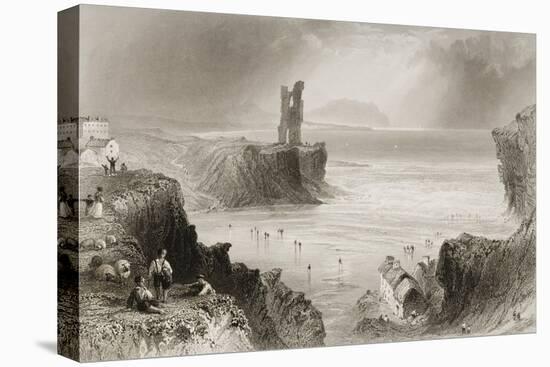 Ballybunnion, County Kerry, Ireland, from 'scenery and Antiquities of Ireland' by George Virtue,…-William Henry Bartlett-Premier Image Canvas