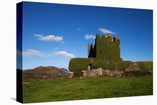 Ballycarberry Castle, Built Circa 16th Century, Near Caherciveen, Ring of Kerry, County Kerry-null-Premier Image Canvas