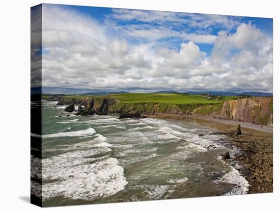 Ballydowane Cove on the Copper Coast, County Waterford, Ireland-null-Premier Image Canvas