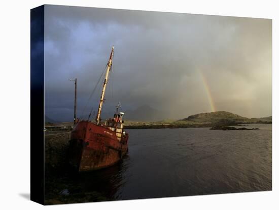 Ballynakill Harbour, Connemara, County Galway, Connacht, Eire (Republic of Ireland)-Hans Peter Merten-Premier Image Canvas