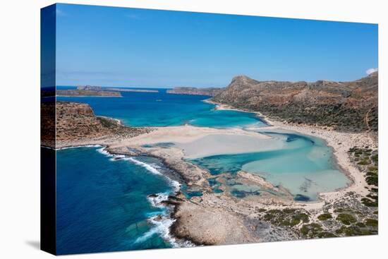 Balos Beach and Bay, Peninsula of Gramvousa, Chania, Crete, Greek Islands, Greece, Europe-Markus Lange-Premier Image Canvas