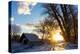 Baltic, Snowy Landscape, Ahrenshoop, Cemetery-Catharina Lux-Premier Image Canvas