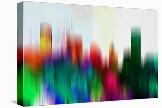 Baltimore Downtown Skyline-NaxArt-Stretched Canvas