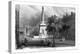 Baltimore, Maryland, Street View of the Battle Monument-Lantern Press-Stretched Canvas