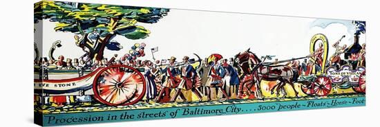 Baltimore Street Procession-null-Premier Image Canvas
