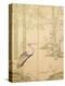 Bamboo and Crane, Edo Period (W/C on Panel)-Japanese-Premier Image Canvas