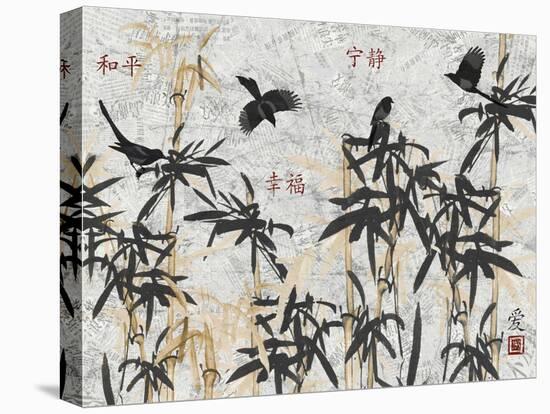 Bamboo Jungle-Diane Stimson-Stretched Canvas