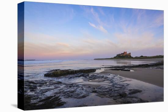 Bamburgh Castle at Dusk, Northumberland, England, United Kingdom, Europe-Gary Cook-Premier Image Canvas