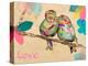 Band of Inspired Birds I (Love)-Gina Ritter-Stretched Canvas