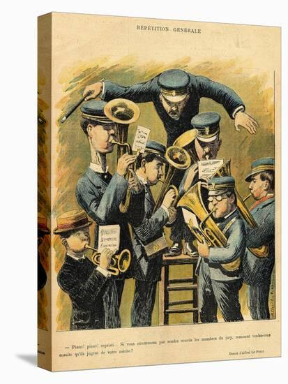 Band Rehearsal, from the Back Cover of 'Le Rire', 16th April 1898-Alfred Le Petit-Premier Image Canvas