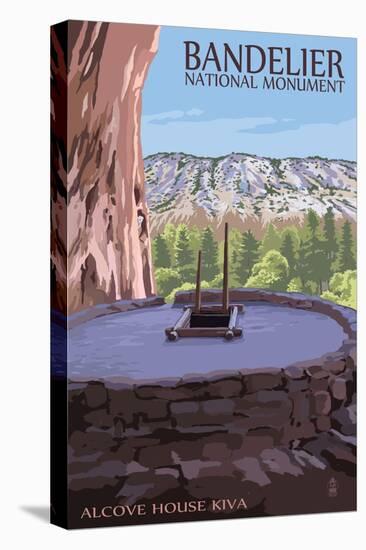 Bandelier National Monument, New Mexico - Alcove House Kiva-Lantern Press-Stretched Canvas