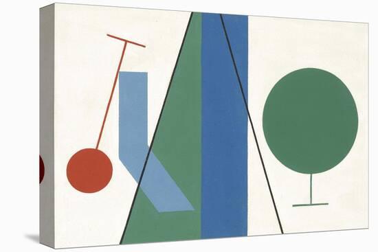 Bandes, Cercles et Lignes, 1932-Sophie Taeuber-Arp-Stretched Canvas