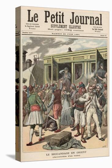 Bandits in the Orient: Arrests on a Train, from Le Petit Journal, 20th June 1891-Henri Meyer-Premier Image Canvas