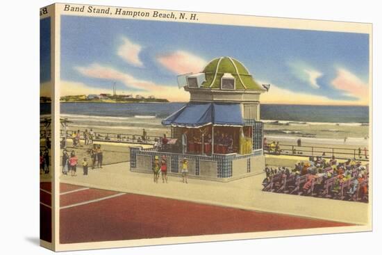 Bandstand, Hampton Beach, New Hampshire-null-Stretched Canvas