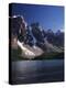 Banff National Park, Mountain Peaks and the Glacial Water of Moraine Lake-Christopher Talbot Frank-Premier Image Canvas