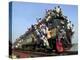 Bangladeshi Muslim Pilgrims Crowd a Train as They Return Home after Three-Day Islamic Congregation-null-Premier Image Canvas