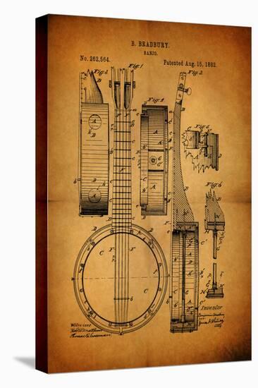 Banjo 1882-Dan Sproul-Stretched Canvas