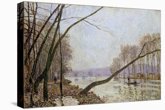 Bank of the Seine in Autumn, 1876 (Oil on Canvas)-Alfred Sisley-Premier Image Canvas