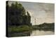 Banks of the Oise, 1863-Charles Francois Daubigny-Premier Image Canvas