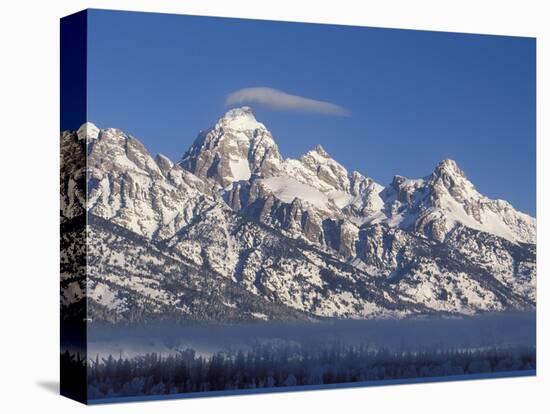 Banner Cloud on Summit of Grand Teton-Scott T. Smith-Premier Image Canvas