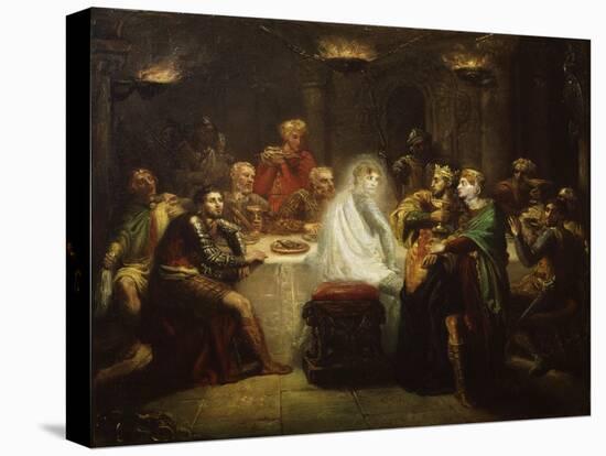 Banquo's Ghost from Macbeth, by William Shakespeare-Theodore Chasseriau-Premier Image Canvas