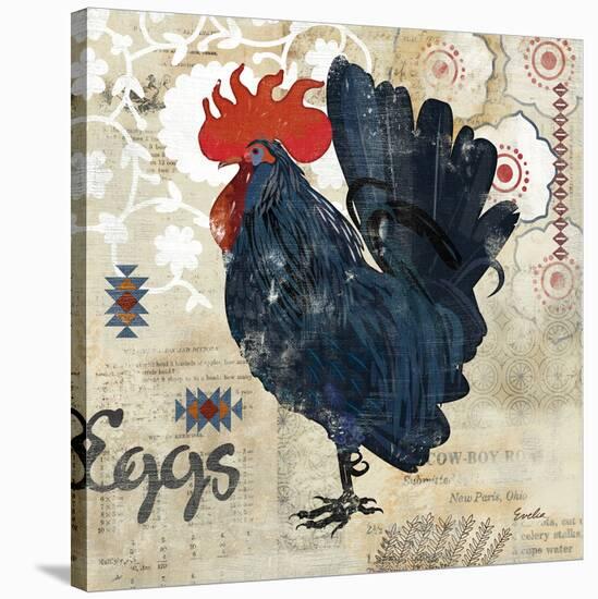 Banty Rooster-null-Stretched Canvas