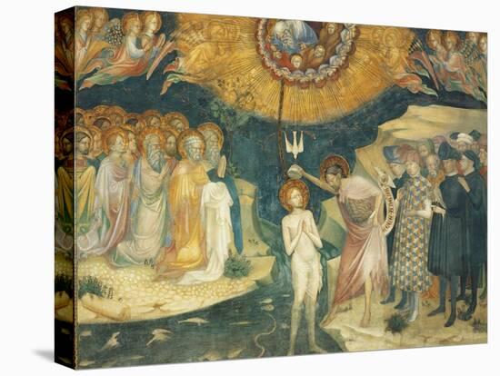 Baptism of Christ, Scene from Stories of John Baptist, 1416-Lorenzo Salimbeni-Premier Image Canvas