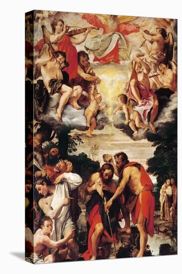 Baptism of Christ-Annibale Carracci-Premier Image Canvas