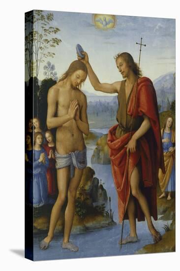 Baptism of Christ-Pietro Perugino-Premier Image Canvas