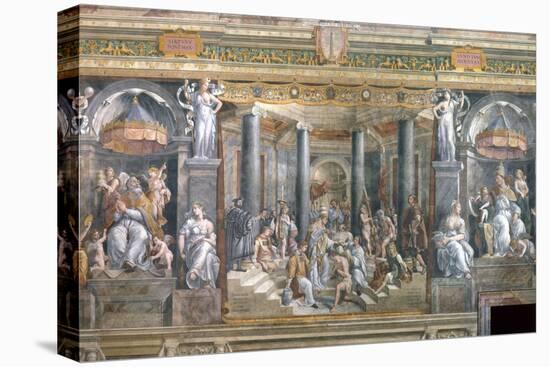 Baptism of Constantine-Raphael-Premier Image Canvas