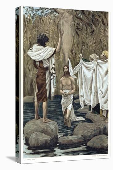 Baptism of Jesus by John the Baptist, C1890-James Jacques Joseph Tissot-Premier Image Canvas