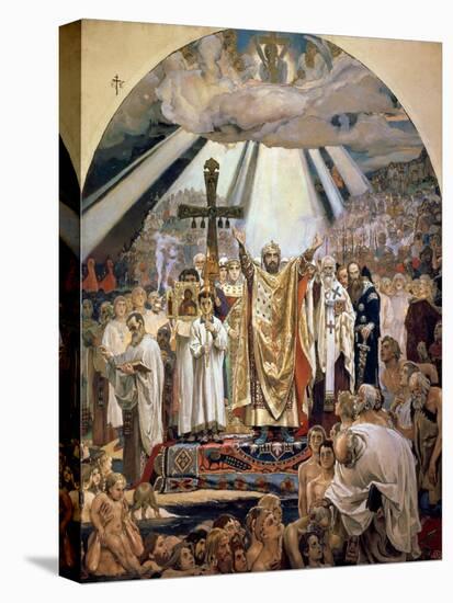 Baptism of Rus, 1885-96-Victor Mikhailovich Vasnetsov-Premier Image Canvas