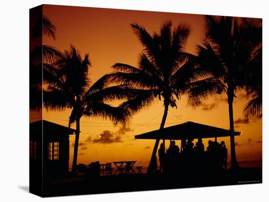 Bar at Sunset, Antigua, Caribbean, West Indies-Firecrest Pictures-Premier Image Canvas