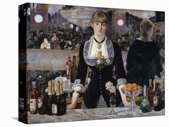 Bar at the Folies, Bergeres-Edouard Manet-Premier Image Canvas