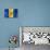 Barbados Flag-daboost-Stretched Canvas displayed on a wall