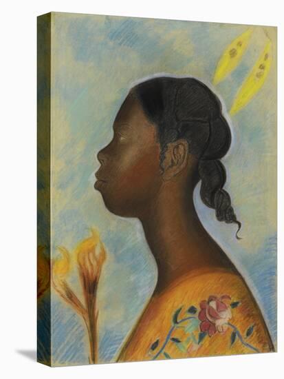 Barbados Girl-Joseph Stella-Stretched Canvas
