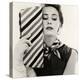 Barbara Miura with Madame Crystal Handbag and Neck Tie, 1953-John French-Premier Image Canvas