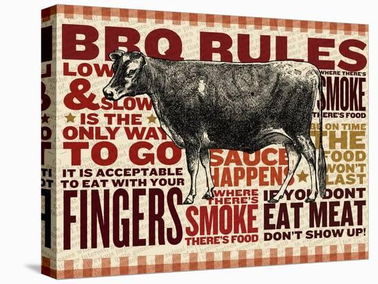 Barbecue cow-null-Premier Image Canvas