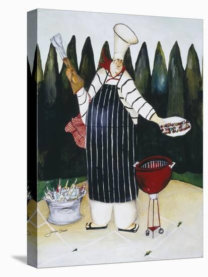 Barbeque Chef-Jennifer Garant-Premier Image Canvas