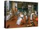 Barber's Shop with Monkeys and Cats-Abraham Teniers-Premier Image Canvas