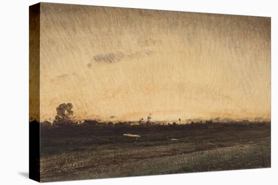 Barbizon, le crépuscule, près de la porte aux Vaches-Félix Ziem-Premier Image Canvas