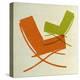 Barcelona Chairs II-Anita Nilsson-Stretched Canvas