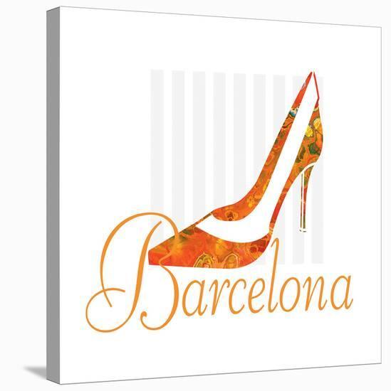 Barcelona Shoe-Elle Stewart-Stretched Canvas